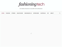 Tablet Screenshot of fashioningtech.com